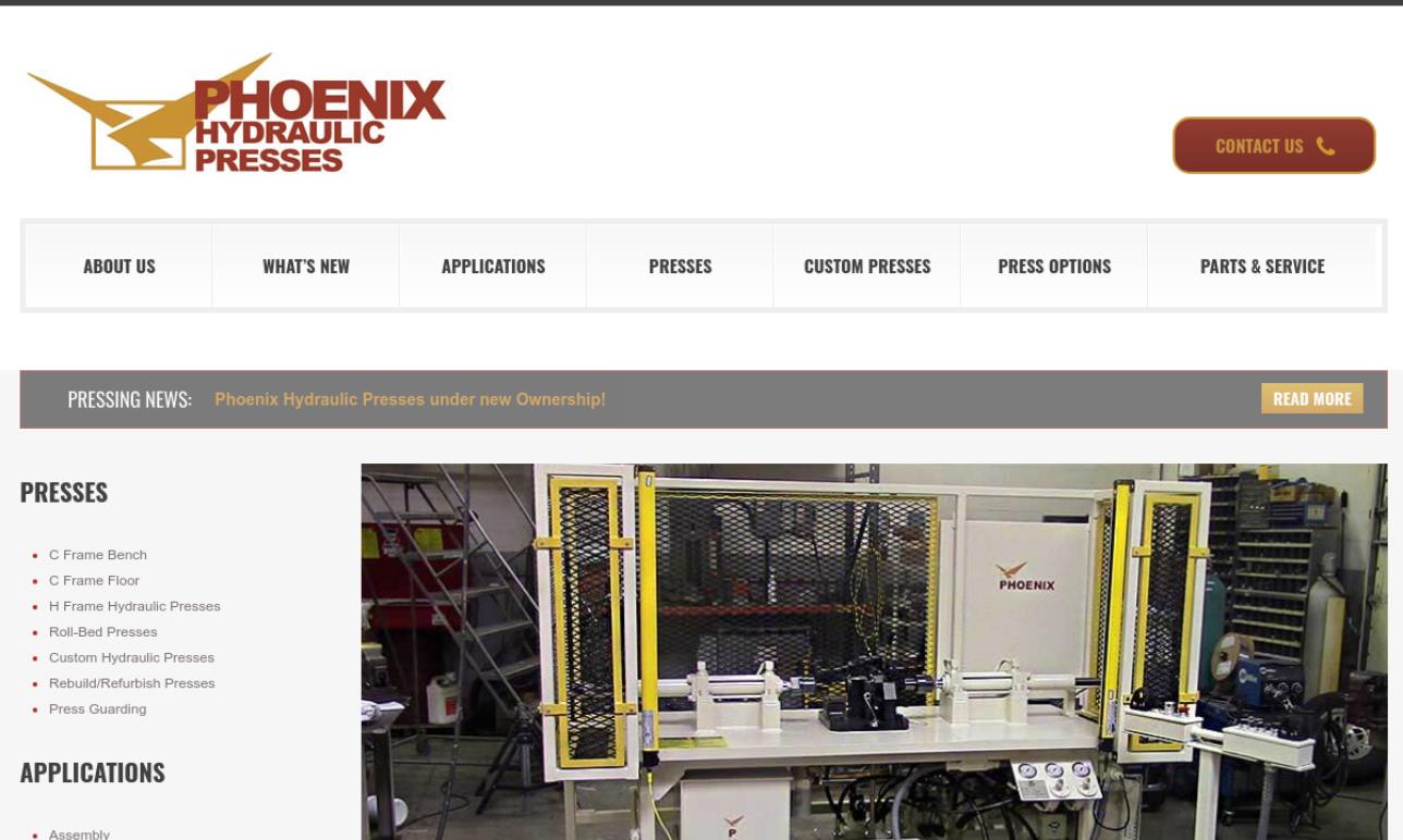 Phoenix Hydraulic Presses, Inc.