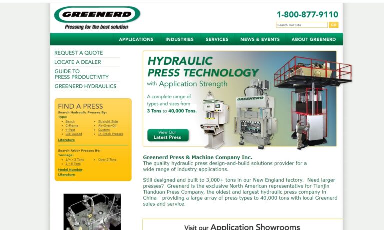 Greenerd Press & Machine Company, Inc.